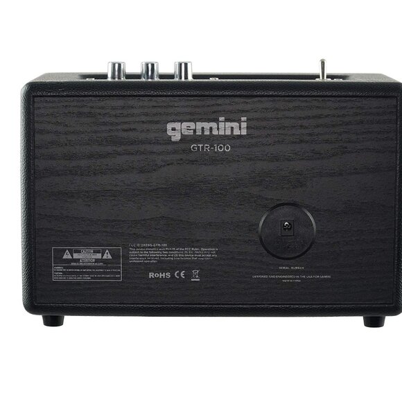 Gemini Sound GTR-100 Retro Bluetooth Portable Speaker - Picture 4 of 5